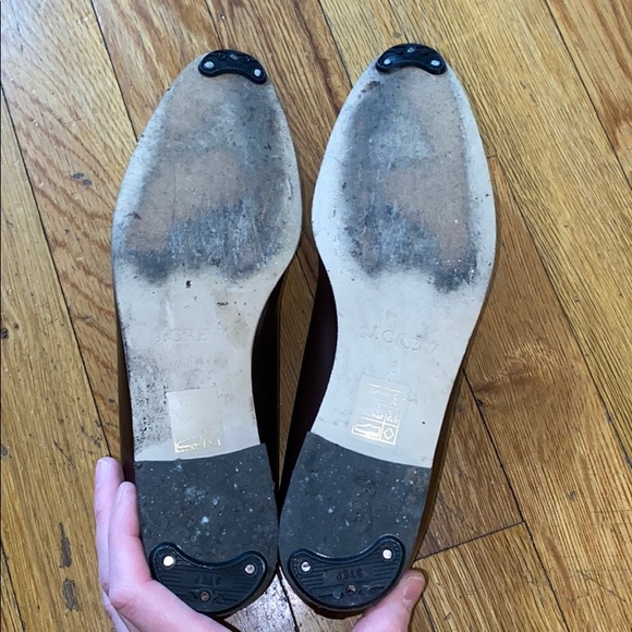 J.Crew Academy Loafer Leather Brown 6M 6 #G8298 - Picture 6 of 7